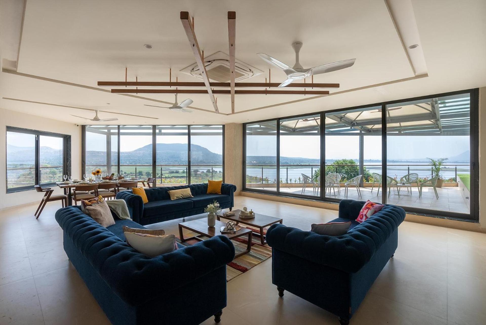 Pearl Lakeview Mansion By Stayvista - Lakeside Villa With Infinity Pool, Jacuzzi, In-House Theatre & Games Room Igatpuri Eksteriør bilde